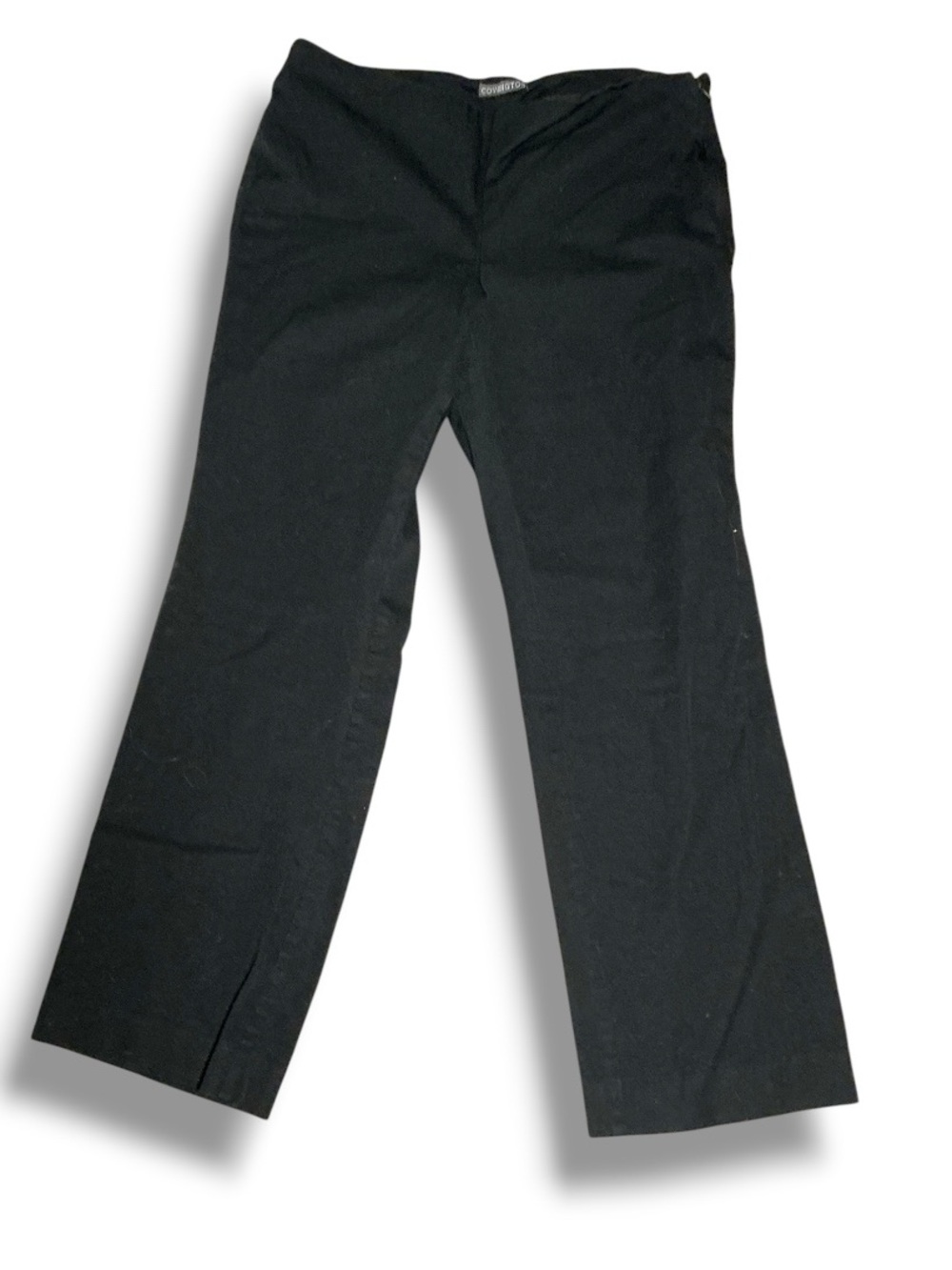 Black dress pants with side zipper